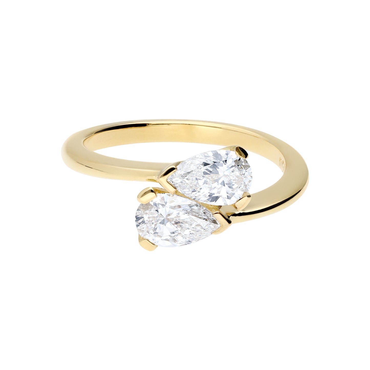 Luca Toi&Moi Ring - 18K Yellow Gold