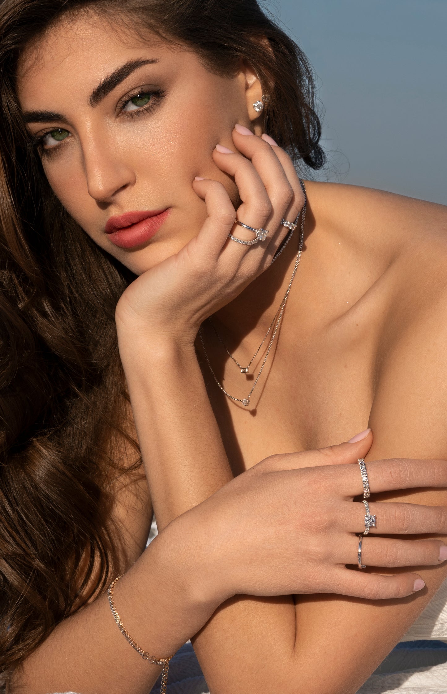 Elliot Eternity Ring - 18K Rose Gold Wedding Band