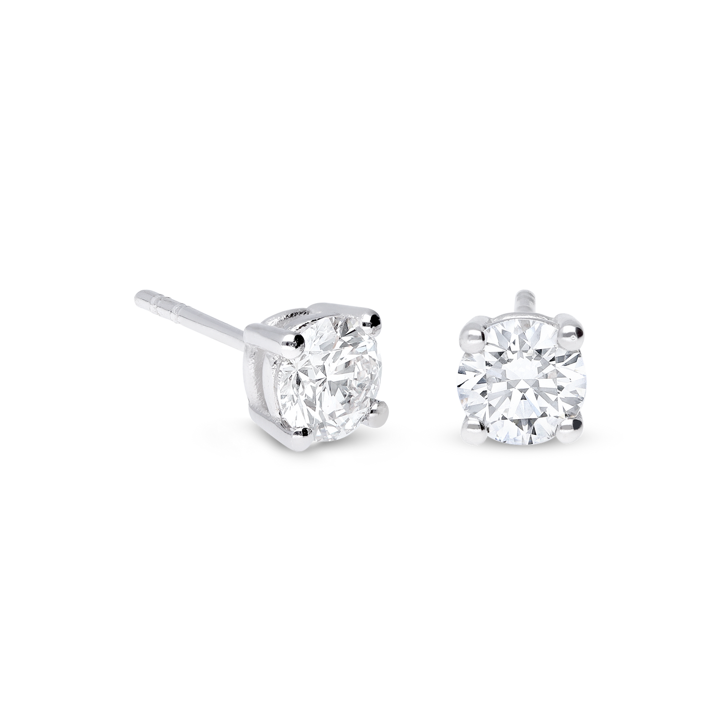 Julian Earrings - 18K White Gold