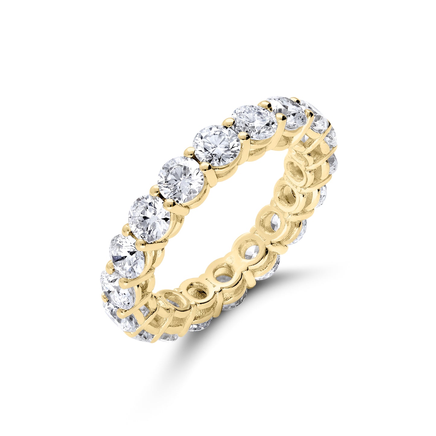 Elliot Eternity Ring - 18K Yellow Gold Wedding Band