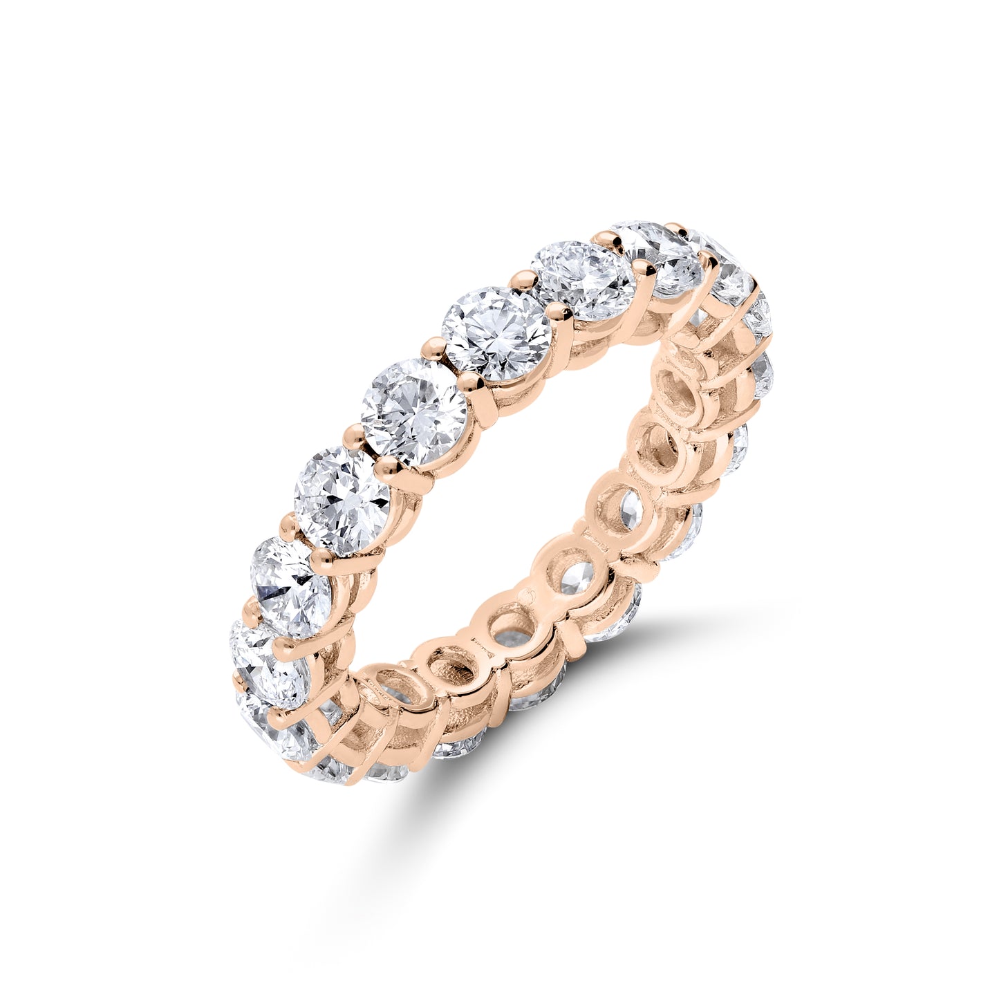 Elliot Eternity Ring - 18K Rose Gold Wedding Band