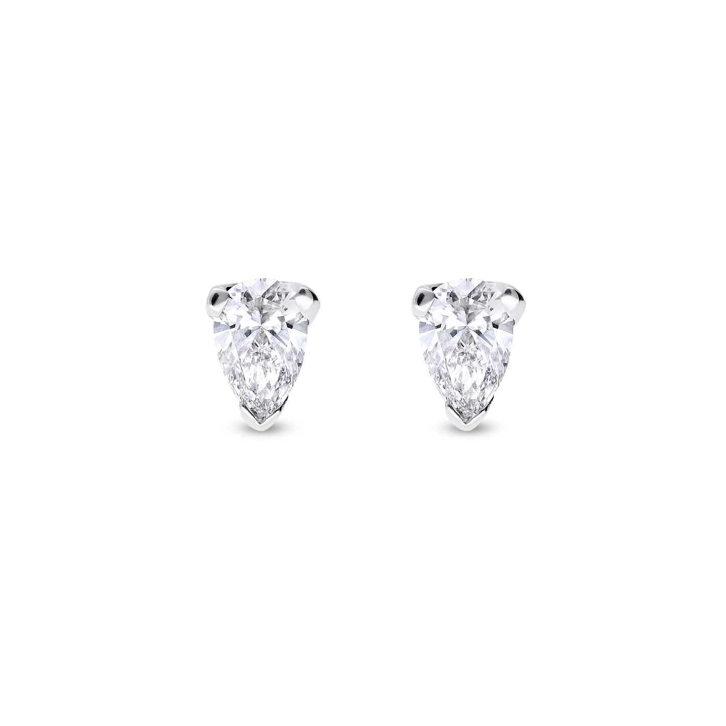 James Earrings - 18K White Gold