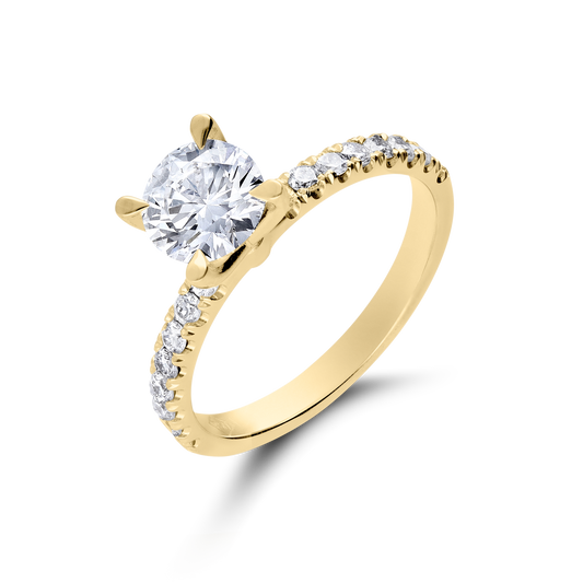 Felix Ring - 18K Yellow Gold Engagement Ring