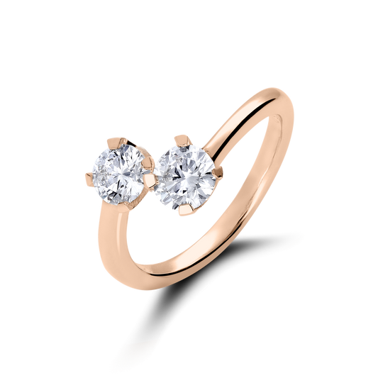 Milo Toi&Moi Ring - 18K Rose Gold